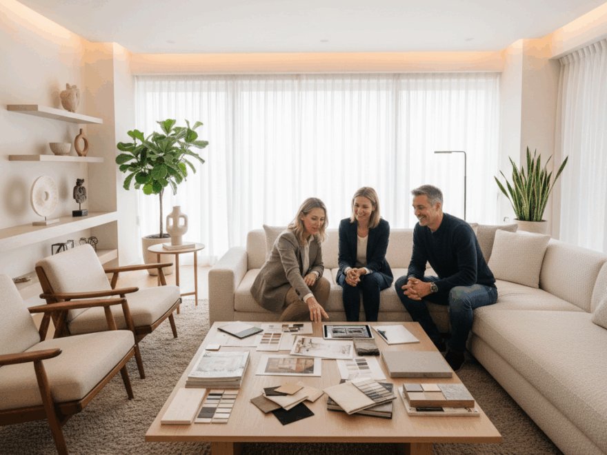 Image Interior Design Consultation Meeting