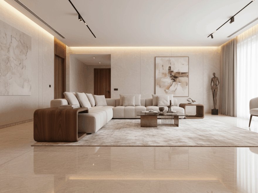 Image Luks Villa Salon Dekorasyonu